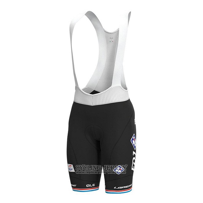 2022 Cycling Jersey Groupama-FDJ Red Luxembourg Champion Short Sleeve And Bib Short